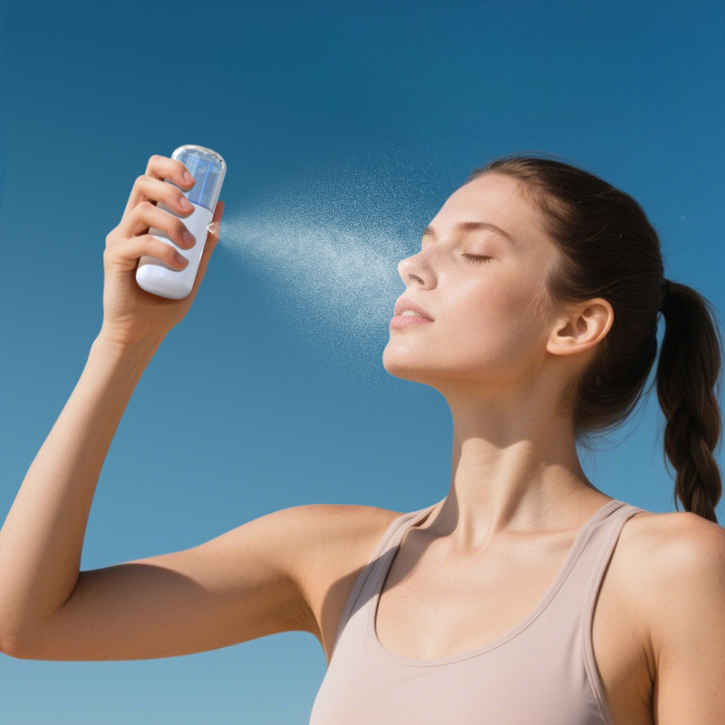 Face Steamer - Przenośny, ładowalny nano-mist sprayer – nawilżający