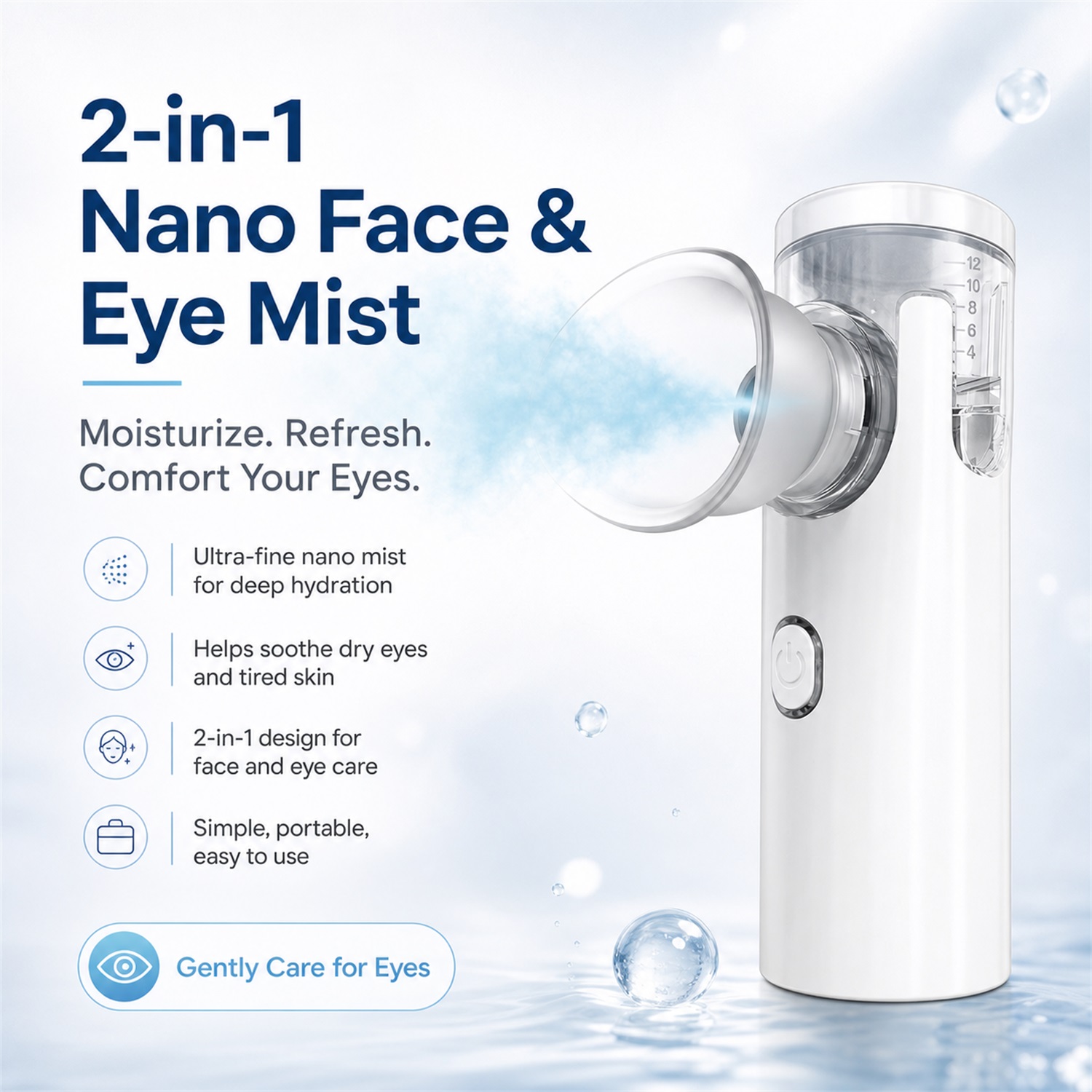 Nawilżacz powiek Nano, nebuliz – Face Steamer recenzja i cena