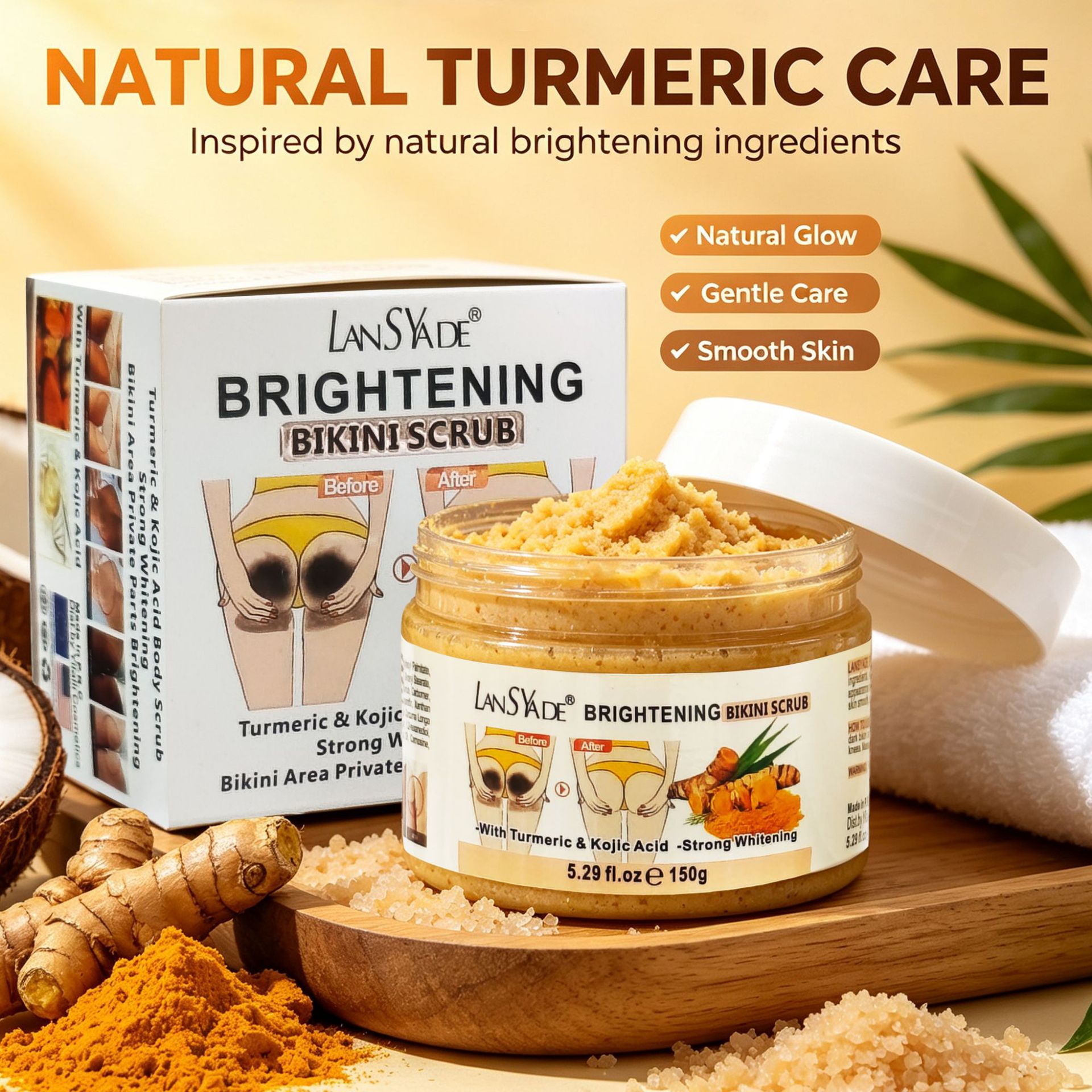 Peeling z kurkumą 150 g – głęb – Bath Salts recenzja i cena